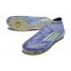 Bota adidas F50 Elite Mid FG Violeta Tone Limón Lúcido Morado Rush