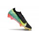 Nike Zoom Mercurial Vapor XVI Elite FG X VINI JR Negro Dynamic Amarillo Verde Spark Brt Carmesí