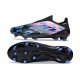 Tacos de Futbol adidas F50 Elite Laceless FG Negro Rosa Azul
