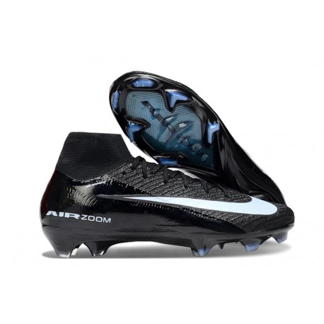 Nike Zoom Mercurial Superfly X Elite FG Negro Hielo Azul