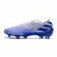 Zapatos de Fútbol adidas Nemeziz 19.1 FG - Blanco Azul