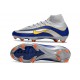 Nike Zoom Mercurial Superfly X Elite FG Plateado Azul Amarillo