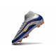 Nike Zoom Mercurial Superfly X Elite FG Plateado Azul Amarillo