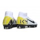 Nike Zoom Mercurial Superfly X Elite FG Blanco Negro Amarillo