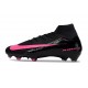 Nike Zoom Mercurial Superfly X Elite FG Negro Rosa