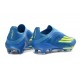 adidas F50+ Elite Sin Cordones FG MESSI Azul Royal Amarillo Solar Semi Azul Burst
