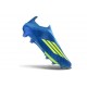 adidas F50+ Elite Sin Cordones FG MESSI Azul Royal Amarillo Solar Semi Azul Burst
