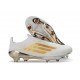 adidas F50+ Elite Sin Cordones FG Blanco Dorada