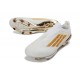 adidas F50+ Elite Sin Cordones FG Blanco Dorada
