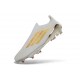 adidas F50+ Elite Sin Cordones FG Blanco Dorada