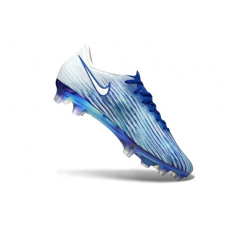 Zapatos de Fútbol Nike Mercurial Vapor 17 Elite FG Azul Plateado