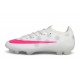 Zapatos de Fútbol Nike Mercurial Vapor 17 Elite FG Blanco Rosa