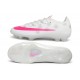 Zapatos de Fútbol Nike Mercurial Vapor 17 Elite FG Blanco Rosa