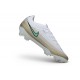 Zapatos de Fútbol Nike Mercurial Vapor 17 Elite FG Blanco Brillo verde Mtlc Dorado