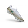 Zapatos de Fútbol Nike Mercurial Vapor 17 Elite FG Blanco Brillo verde Mtlc Dorado