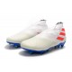 adidas Botas de fútbol Nemeziz 19+ FG Blanco Naranja