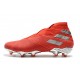 adidas Botas de fútbol Nemeziz 19+ FG Rojo Plata