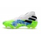 adidas Botas de fútbol Nemeziz 19+ FG Blanco Verde Azul