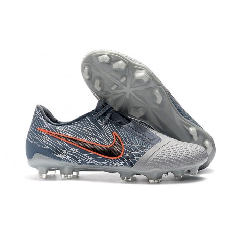 Zapatillas de Fútbol Nike Phantom VNM Elite FG Gris Lobo Negro