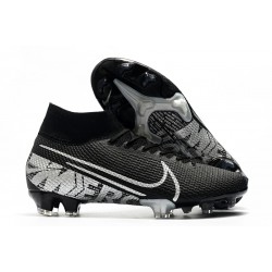 Nike Mercurial Superfly 7 Elite FG Botas de fútbol Negro Gris