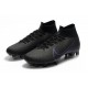 Zapatillas de Fútbol Nike Mercurial Superfly VII Elite FG Negro