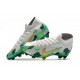 Mbappe Nike Mercurial Superfly VII Elite FG Gris Dorado Metalizado Verde