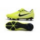 Zapatillas de Fútbol Nike Phantom VNM Elite FG Amarillo Fluorescente