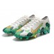 Mbappe Nike Mercurial Vapor 13 Elite FG Zapatilla -Gris Verde Oro