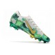 Mbappe Nike Mercurial Vapor 13 Elite FG Zapatilla -Gris Verde Oro