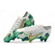 Mbappe Nike Mercurial Vapor 13 Elite FG Zapatilla -Gris Verde Oro