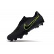 Zapatillas de Fútbol Nike Phantom VNM Elite FG Negro Amarillo Fluorescente