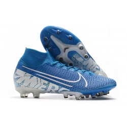 Nike Mercurial Superfly 7 Elite AG-PRO Azul Blanco