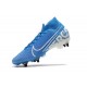 Zapatillas Nike Mercurial Superfly 7 Elite SG-PRO Azul Blanco