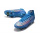 Zapatillas Nike Mercurial Superfly 7 Elite SG-PRO Azul Rojo