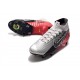 Zapatillas Nike Mercurial Superfly 7 Elite SG-PRO Neymar Cromado Negro Rojo Platino