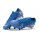 Nike Mercurial Vapor XIII Elite SG-Pro Anti-Clog New Lights Azul Blanco