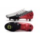 Nike Mercurial Vapor XIII Elite SG-Pro Anti-Clog Neymar Cromado Negro Rojo Platino