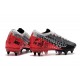 Nike Mercurial Vapor XIII Elite SG-Pro Anti-Clog Neymar Cromado Negro Rojo Platino