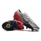 Nike Mercurial Vapor XIII Elite SG-Pro Anti-Clog Neymar Cromado Negro Rojo Platino