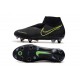 Nike Phantom VSN Elite DF SG-Pro Anti Clog Negro Amarillo Fluorescente