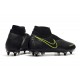 Nike Phantom VSN Elite DF SG-Pro Anti Clog Negro Amarillo Fluorescente