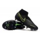 Nike Phantom VSN Elite DF SG-Pro Anti Clog Negro Amarillo Fluorescente