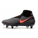 Nike Phantom VSN Elite DF SG-Pro Anti Clog Gris Oscuro Mango Brillante Negro