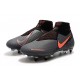 Nike Phantom VSN Elite DF SG-Pro Anti Clog Gris Oscuro Mango Brillante Negro