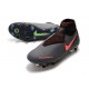 Nike Phantom VSN Elite DF SG-Pro Anti Clog Gris Oscuro Mango Brillante Negro