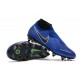 Nike Phantom VSN Elite DF SG-Pro Anti Clog Azul Cromo Blanco