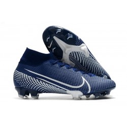 Zapatillas de Fútbol Nike Mercurial Superfly VII Elite FG Azul Blanco