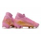 Zapatillas de Fútbol Nike Mercurial Superfly VII Elite FG Rosa Oro