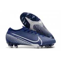 Nike Mercurial Vapor 13 Elite FG Zapatilla - Azul Blanco