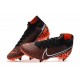 Nike Mercurial Superfly VII Elite SG-Pro Negro Blanco Hyper Crimson